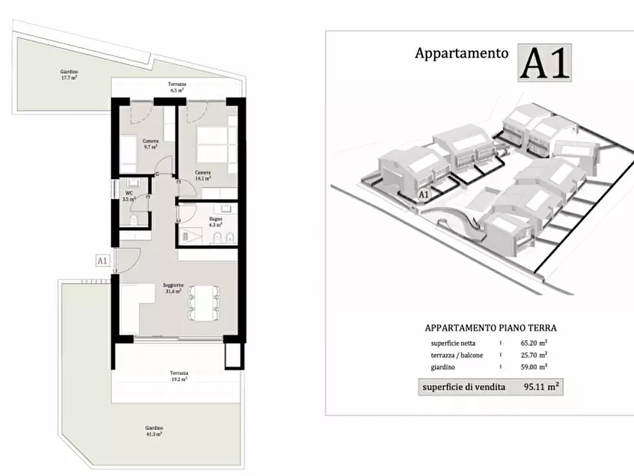 Immagine 10 di Appartamento in vendita  in CA' ORSA a Affi