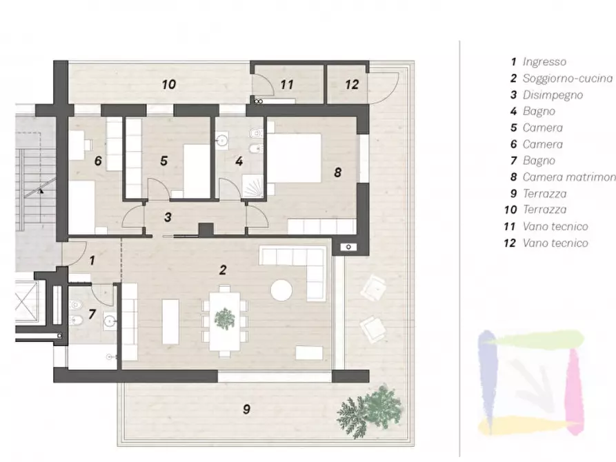 Immagine 10 di Appartamento in vendita  in Viale Bergamo a Chioggia