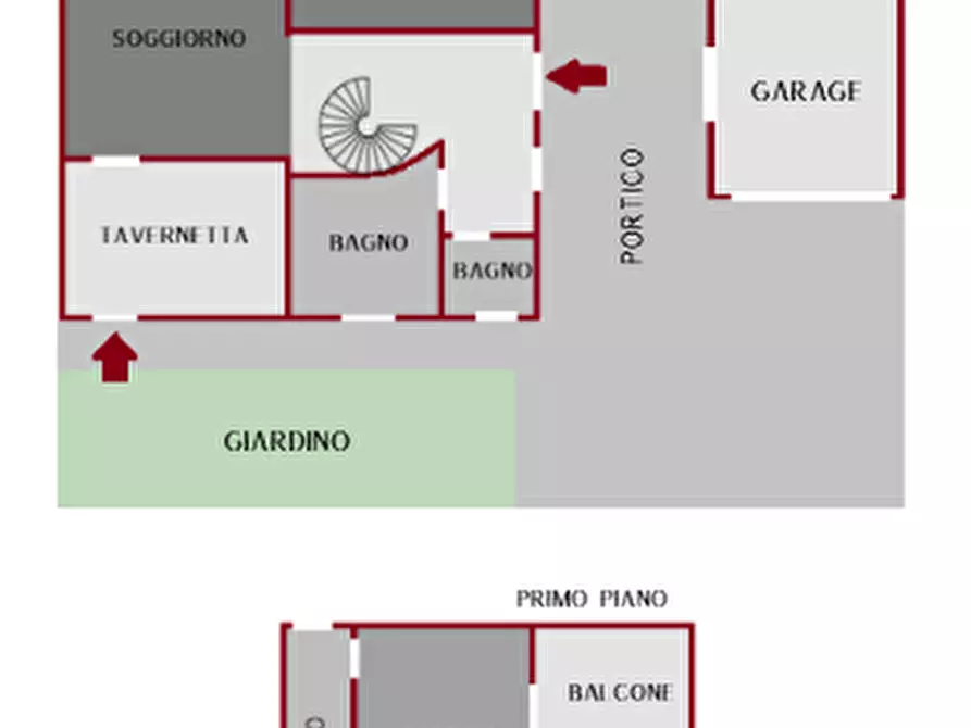 Immagine 44 di Villetta a schiera in vendita  in via pasolini a San Giorgio Di Piano