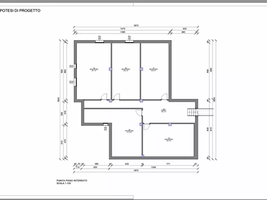 Immagine 2 di Magazzino in vendita  in Via Vivaldi 18 a Jesolo