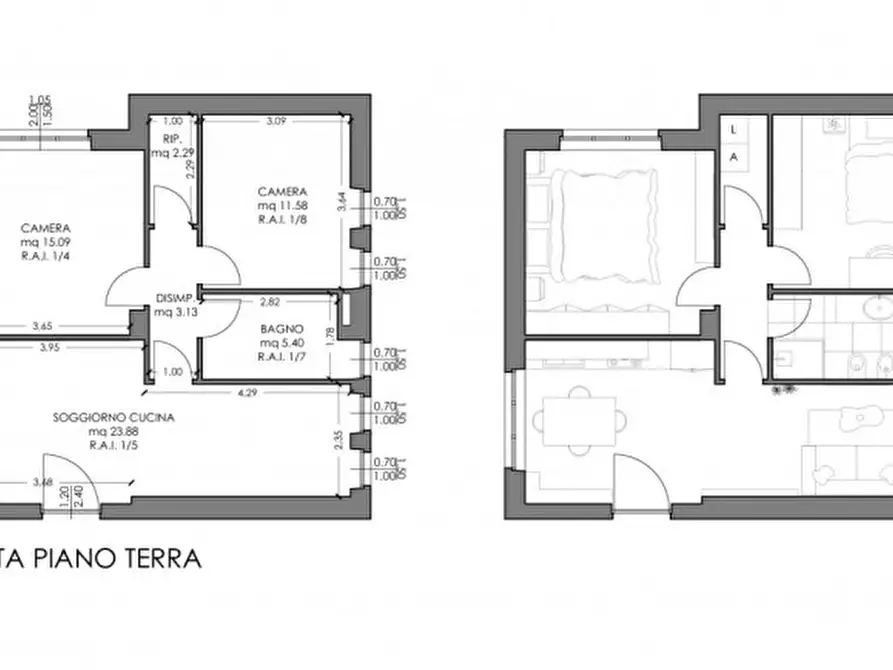 Immagine 1 di Appartamento in vendita  in Piazza Giuseppe Garibaldi a Verona