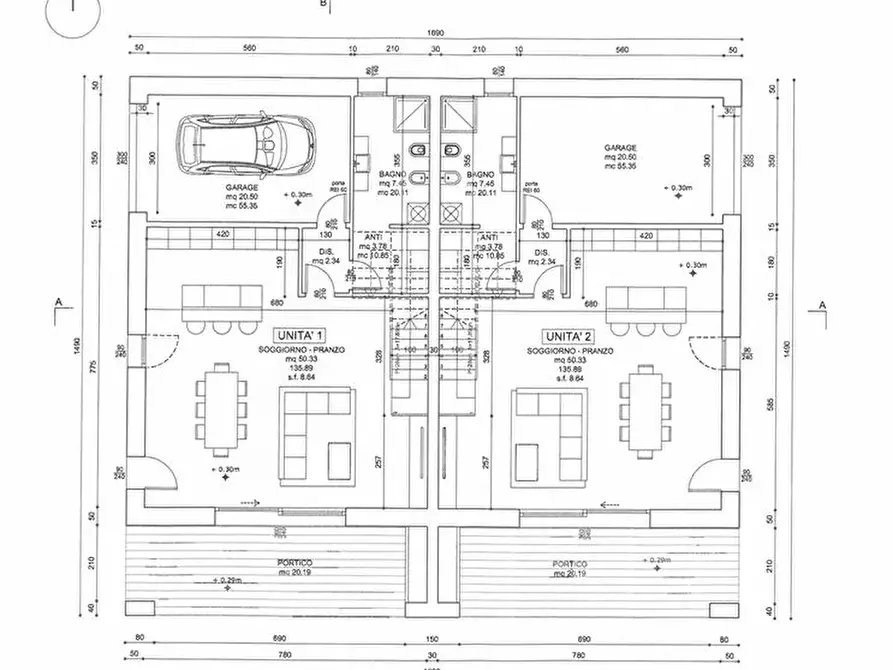 Immagine 10 di Casa bifamiliare in vendita  a Teolo