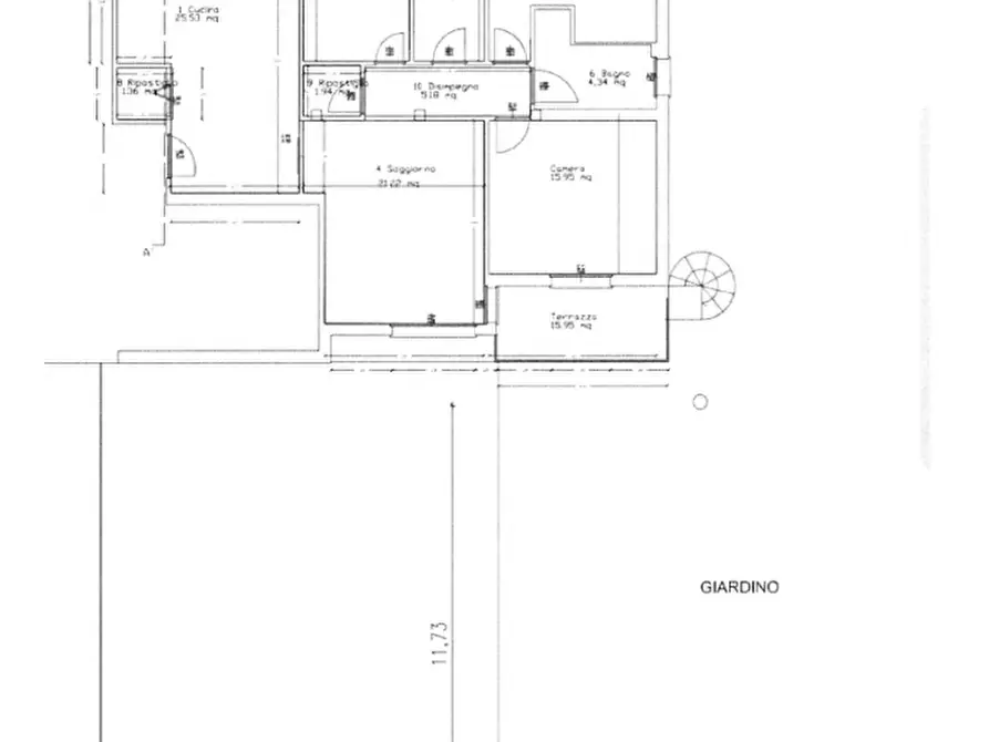 Immagine 30 di Appartamento in vendita  in Via Sidoli a Parma