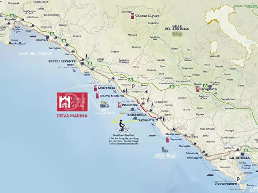 Immagine 61 di Villa in vendita  a Deiva Marina