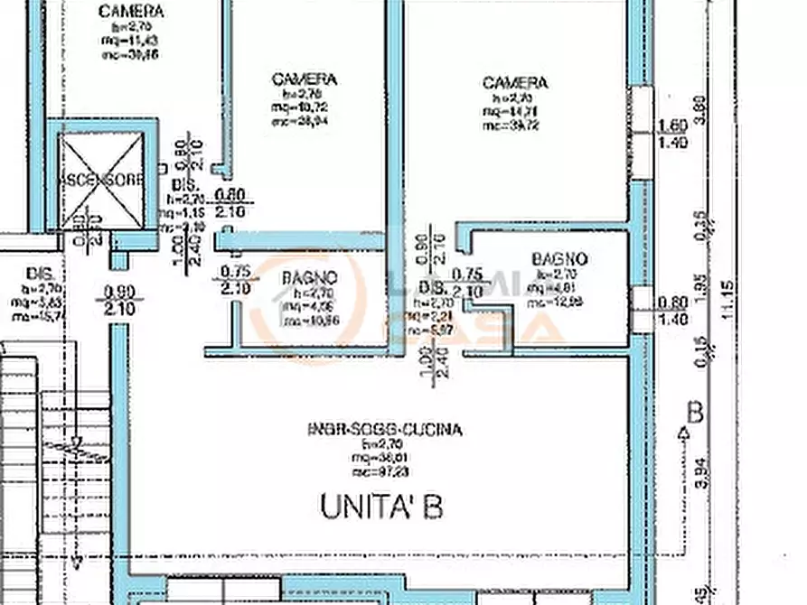 Immagine 21 di Appartamento in vendita  in via Roma Piove di Sacco a Piove Di Sacco