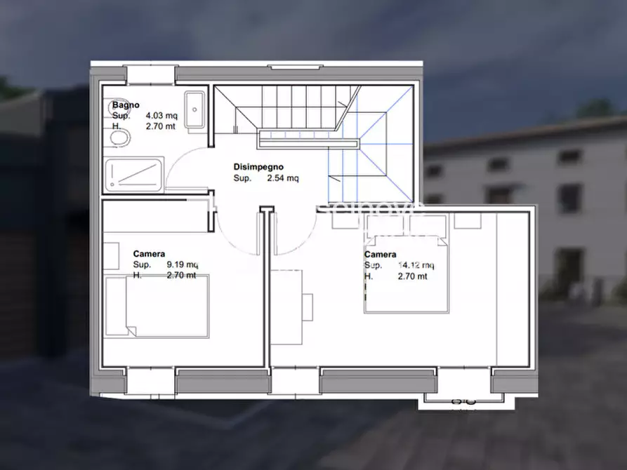 Immagine 25 di Casa bifamiliare in vendita  in Via Monsignor D'Alessi a Paese