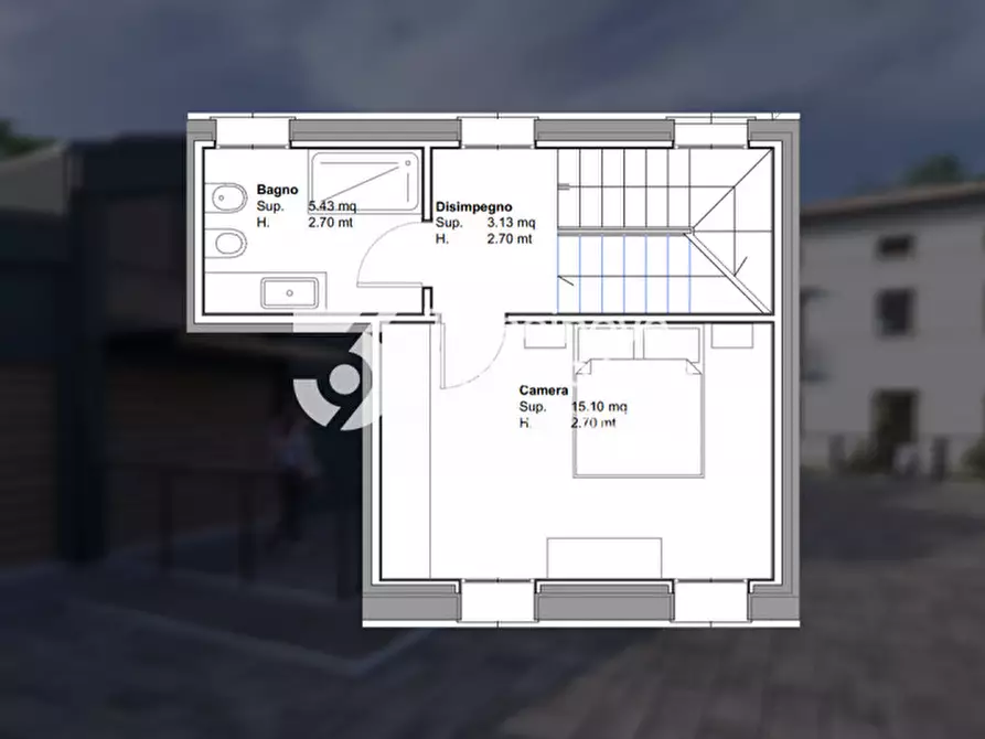 Immagine 25 di Casa bifamiliare in vendita  in Via Monsignor D'Alessi a Paese