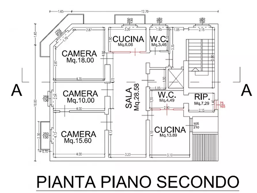 Immagine 56 di Appartamento in vendita  in Piazza Giuseppe Garibaldi a Pescara