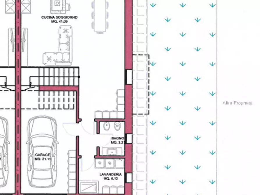 Immagine 3 di Casa bifamiliare in vendita  a San Martino Di Lupari