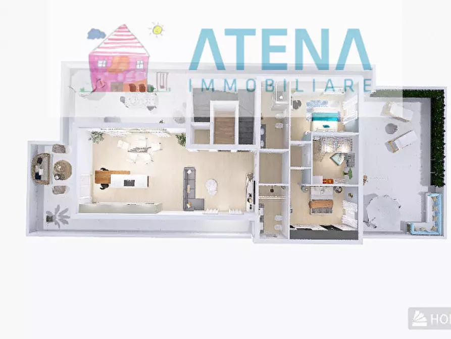 Immagine 47 di Attico in vendita  in via trieste a Abano Terme