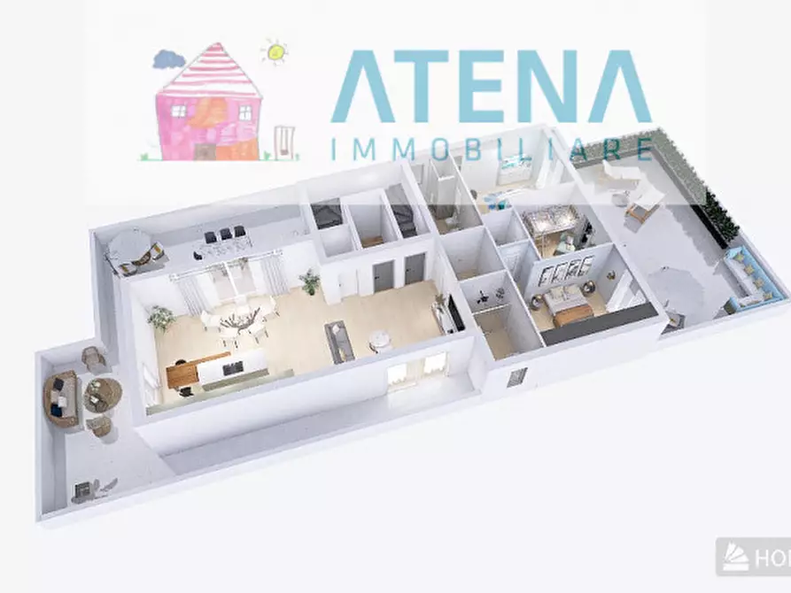 Immagine 48 di Attico in vendita  in via trieste a Abano Terme