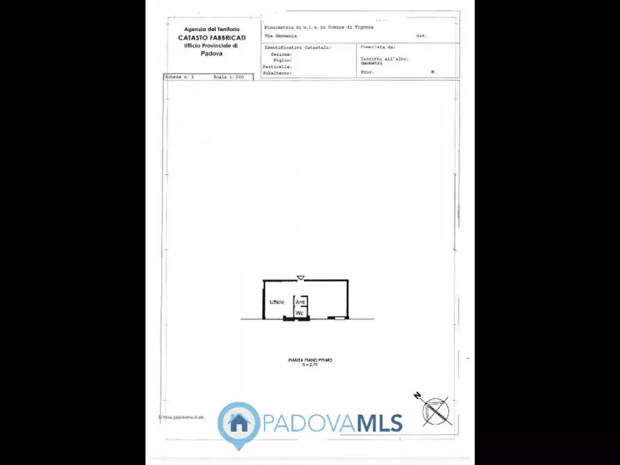 Immagine 10 di Ufficio in vendita  in via germania a Vigonza
