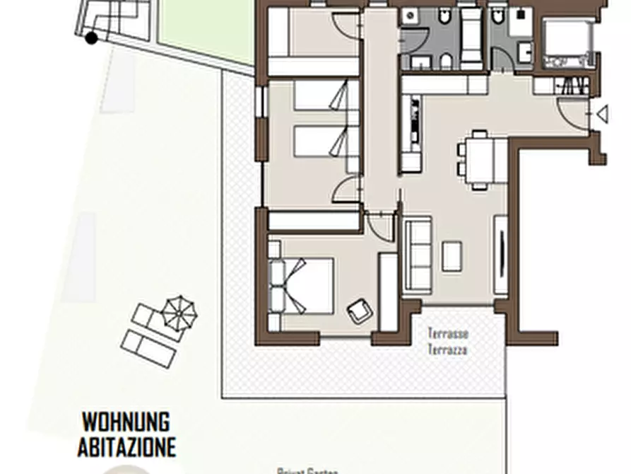 Immagine 15 di Appartamento in vendita  a Trodena .Truden.