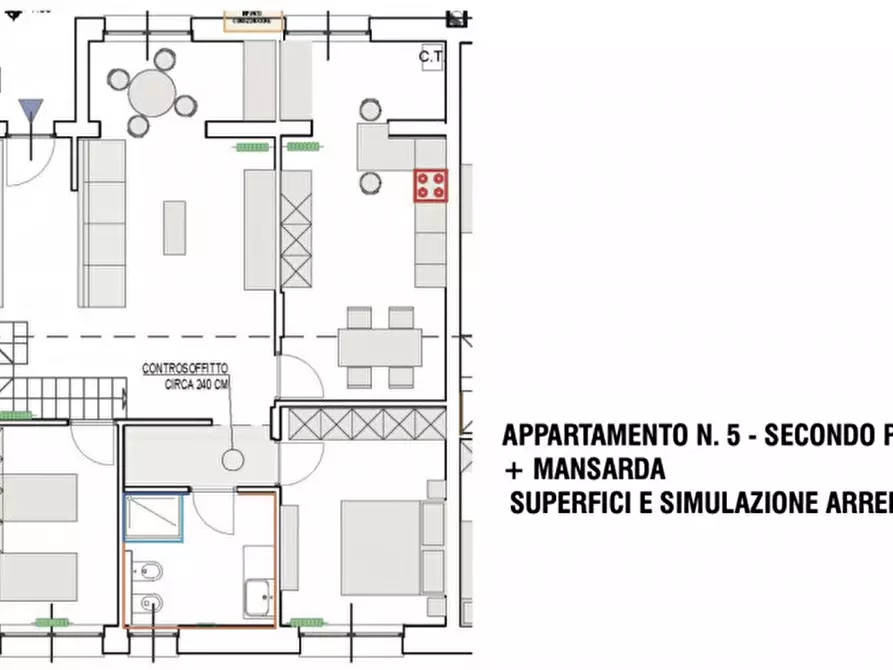 Immagine 19 di Appartamento in vendita  in Via Lea D'Orlandi 1 a Udine