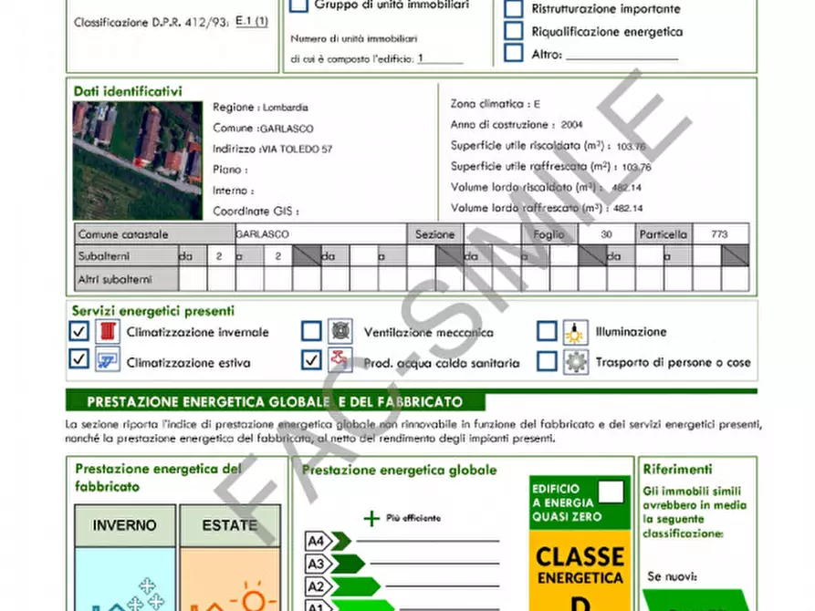 Immagine 29 di Villetta a schiera in vendita  in via Toledo n° 57 a Garlasco
