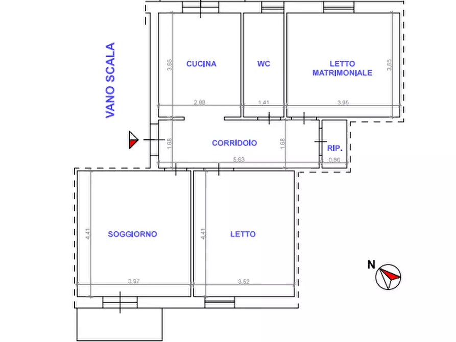 Immagine 9 di Appartamento in vendita  in Via Fragata, 56 a Bisceglie