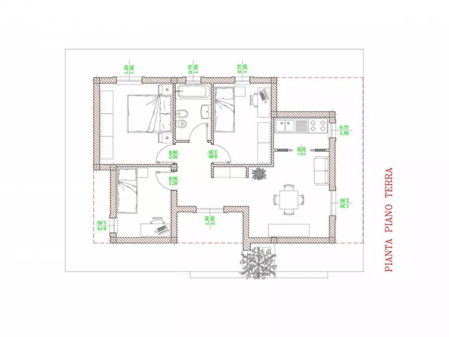 Immagine 2 di Terreno in vendita  in Località Favorita a Scorrano