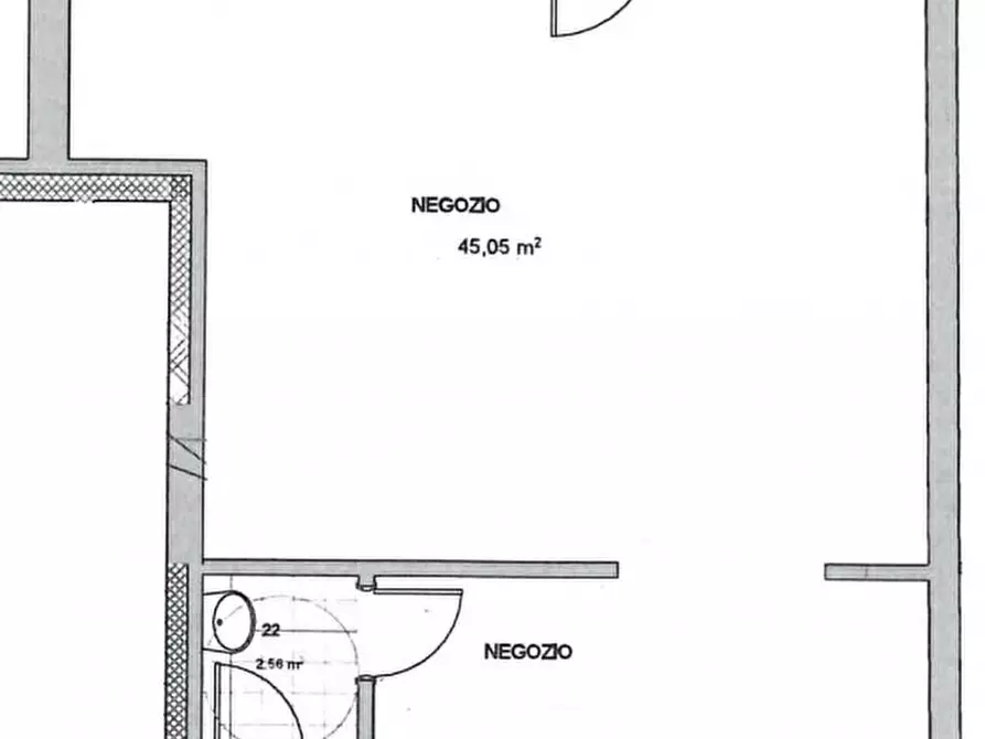 Immagine 1 di Negozio in affitto  in Via Attilio Lolli 14 a Mirandola