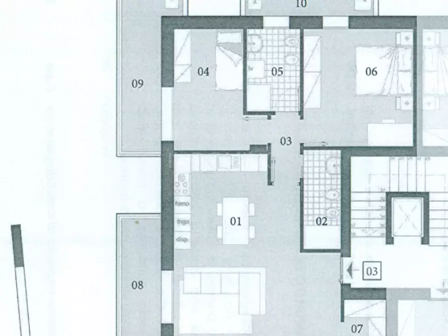 Immagine 4 di Appartamento in vendita  in Corso Milano a Padova