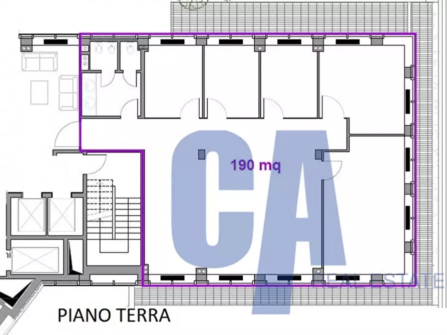 Immagine 20 di Ufficio in affitto  in VIA DEI CIGNOLI a Milano
