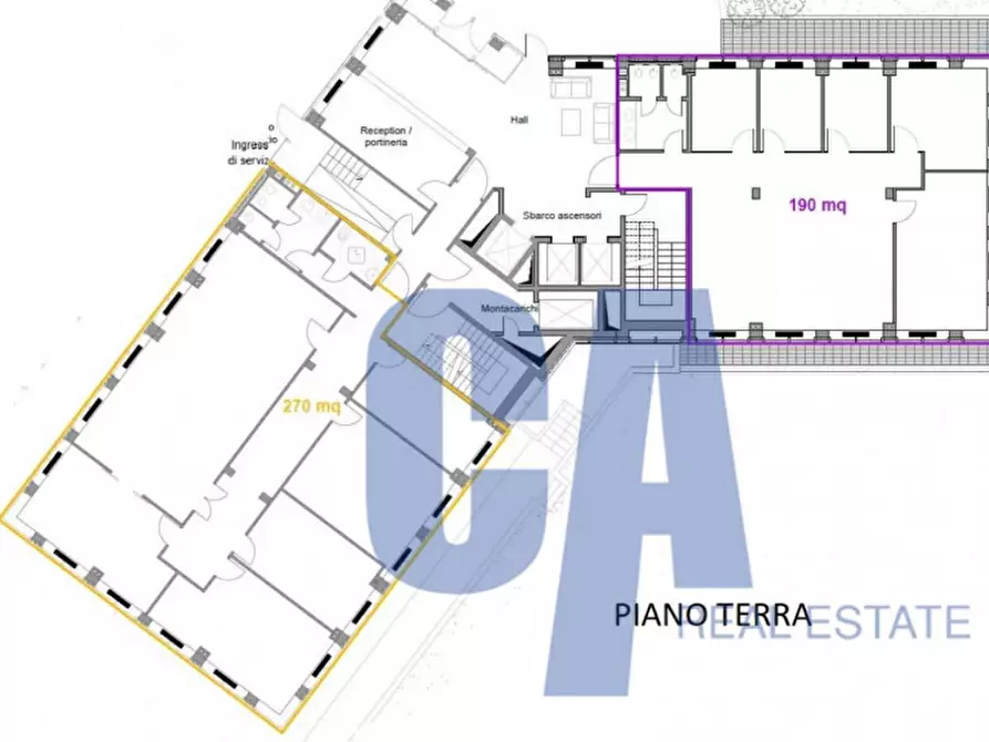 Immagine 19 di Ufficio in affitto  in VIA DEI CIGNOLI a Milano