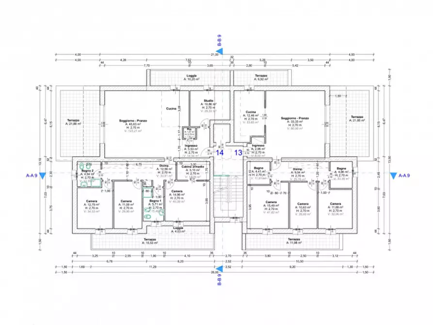Immagine 23 di Attico in vendita  in Via Primo Levi a Vigodarzere