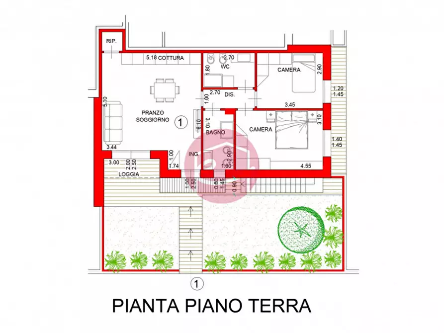 Immagine 6 di Appartamento in vendita  a San Mauro Pascoli