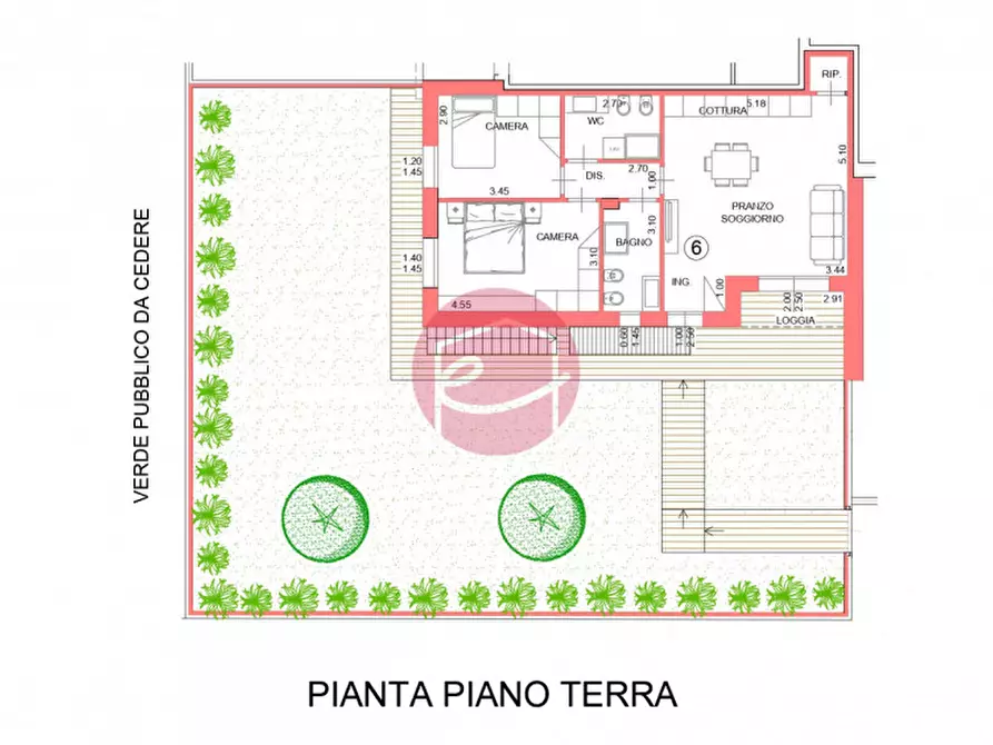 Immagine 9 di Appartamento in vendita  a San Mauro Pascoli