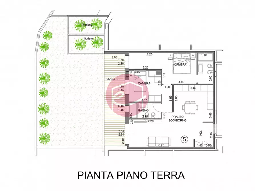 Immagine 10 di Appartamento in vendita  a San Mauro Pascoli