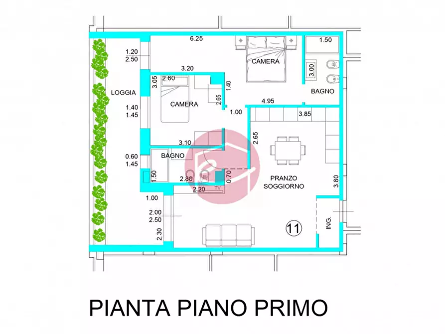 Immagine 12 di Appartamento in vendita  a San Mauro Pascoli