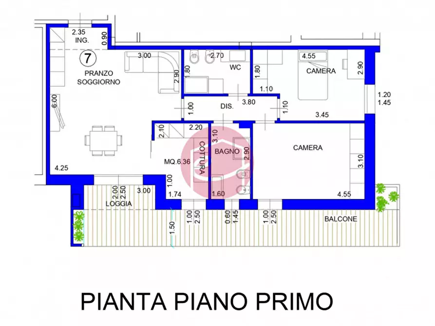 Immagine 14 di Appartamento in vendita  a San Mauro Pascoli