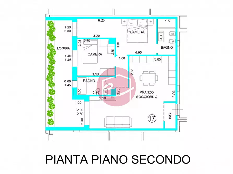 Immagine 18 di Appartamento in vendita  a San Mauro Pascoli