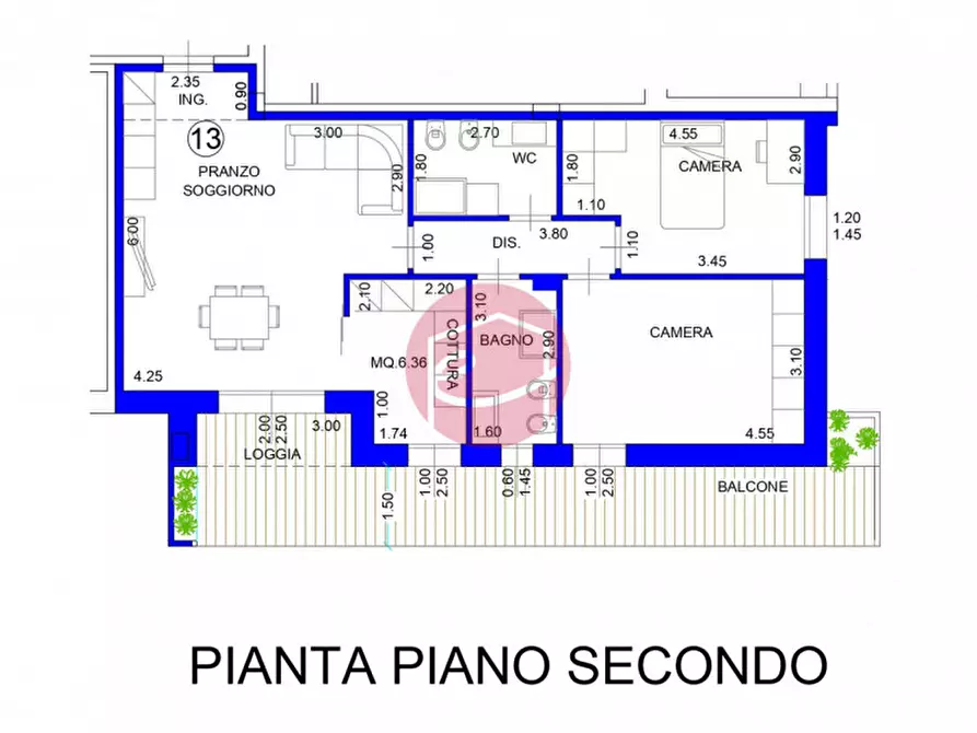 Immagine 20 di Appartamento in vendita  a San Mauro Pascoli