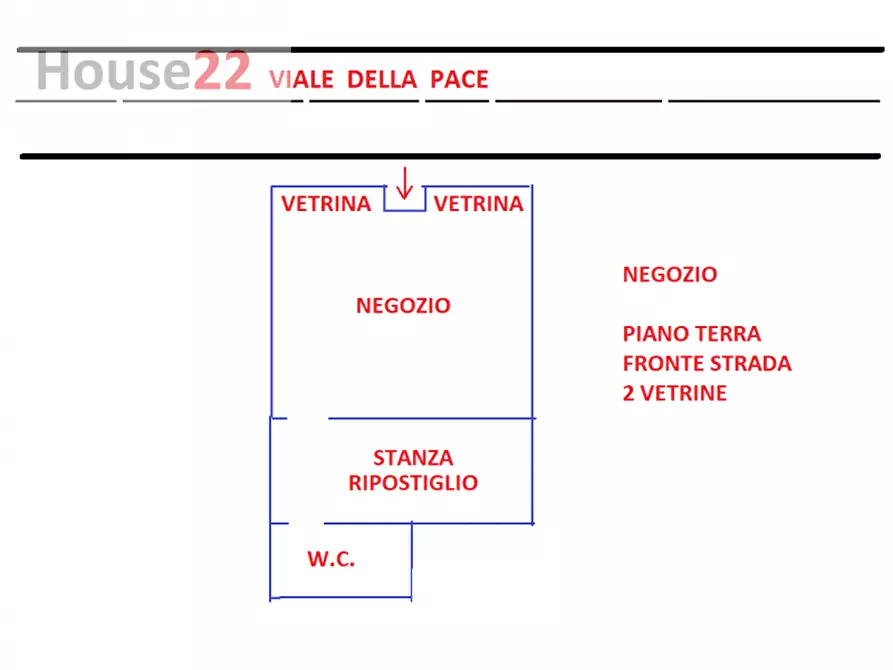 Immagine 2 di Negozio in vendita  in Viale della Pace 142 a Vicenza