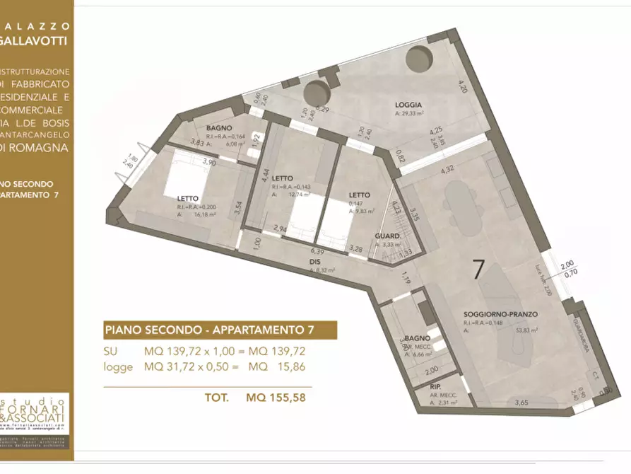 Immagine 3 di Appartamento in vendita  in Piazza Marconi a Santarcangelo Di Romagna