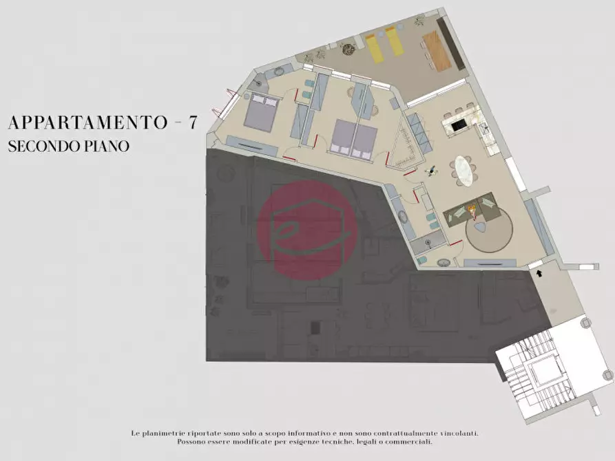Immagine 35 di Appartamento in vendita  in Piazza Marconi a Santarcangelo Di Romagna