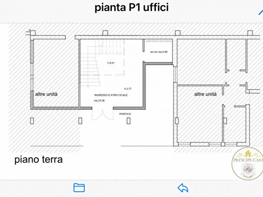 Immagine 18 di Ufficio in affitto  a Due Carrare
