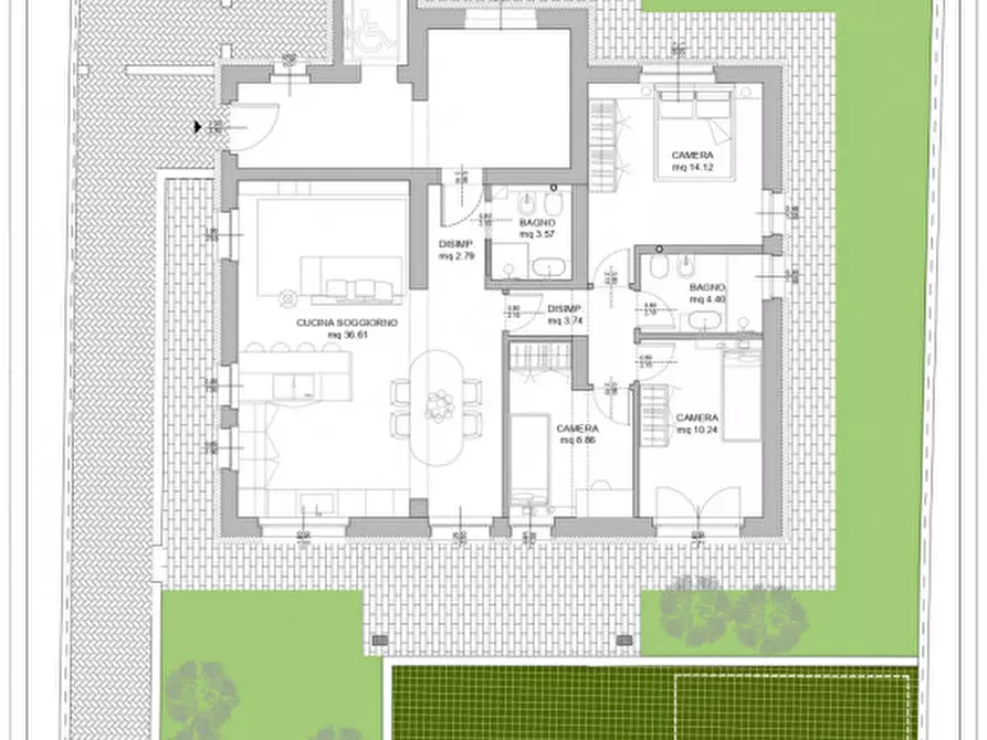 Immagine 1 di Appartamento in vendita  a Trento