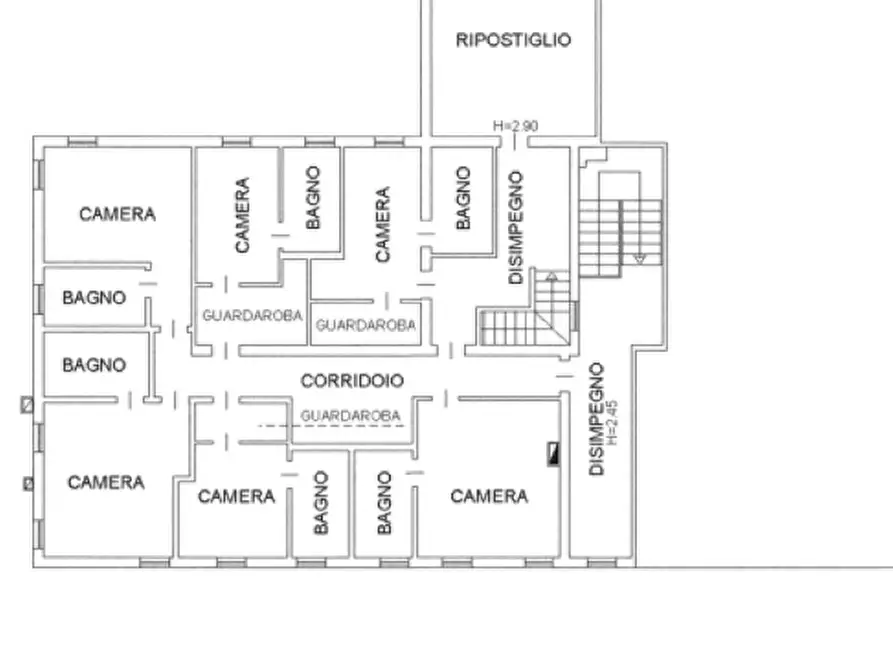 Immagine 12 di Bed & Breakfast in vendita  in Via vecchio castello a Piazzola Sul Brenta