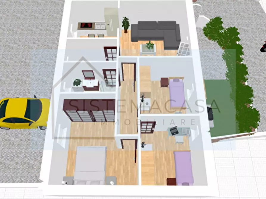 Immagine 10 di Appartamento in vendita  in Via Curte a Forli'