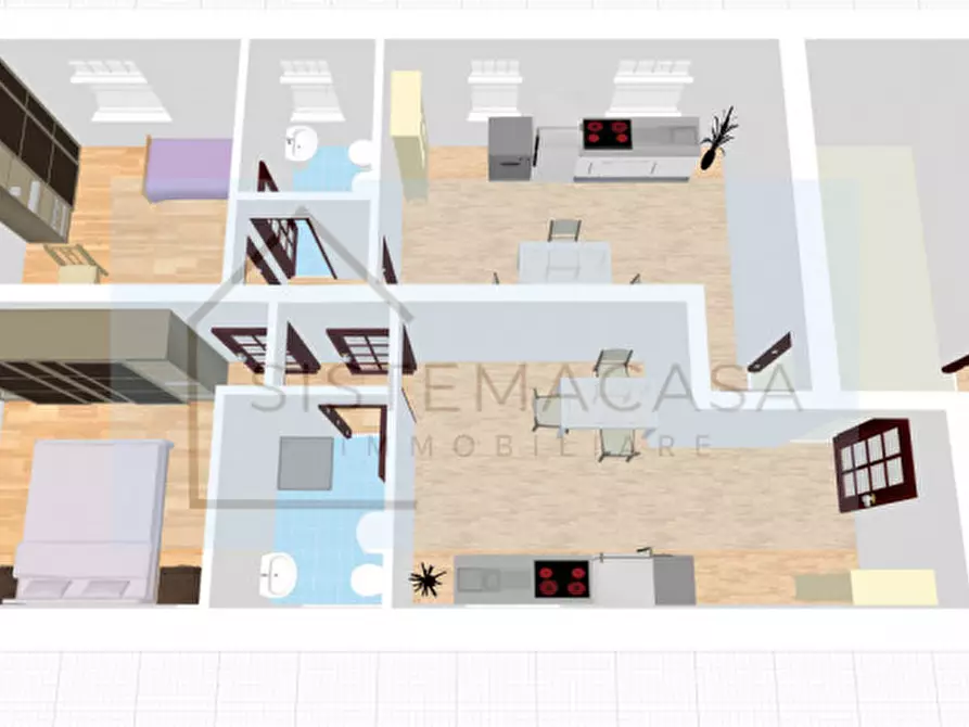 Immagine 7 di Appartamento in vendita  in Via Curte a Forli'