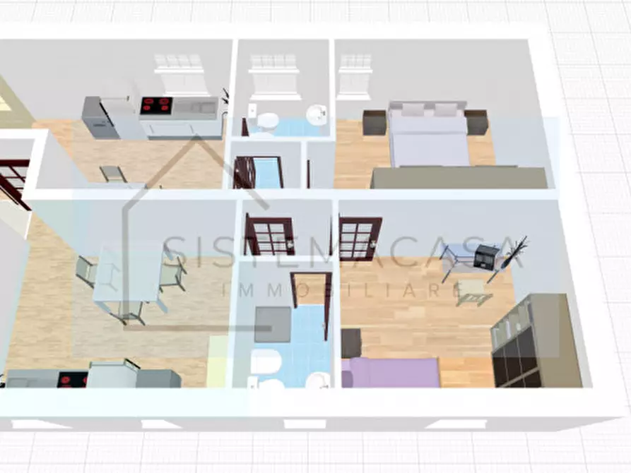 Immagine 9 di Appartamento in vendita  in Via Curte a Forli'