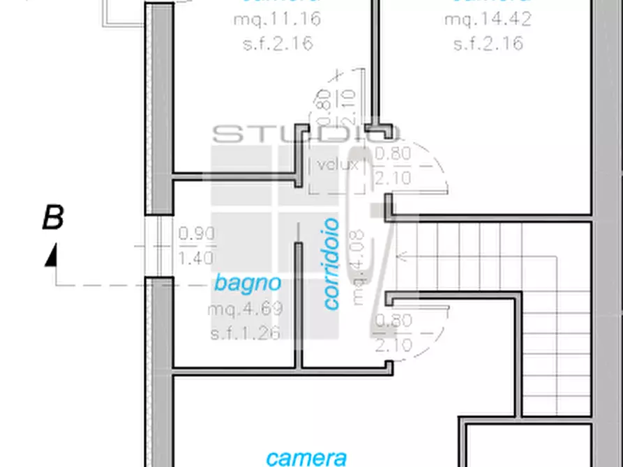 Immagine 6 di Casa trifamiliare in vendita  in via Laura Grassini a Loreggia