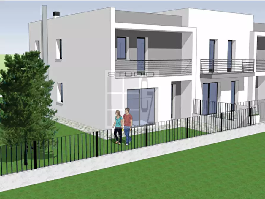 Immagine 3 di Casa trifamiliare in vendita  in via Laura Grassini a Loreggia