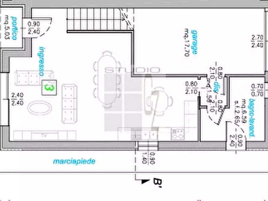 Immagine 6 di Casa trifamiliare in vendita  in via Laura Grassini a Loreggia