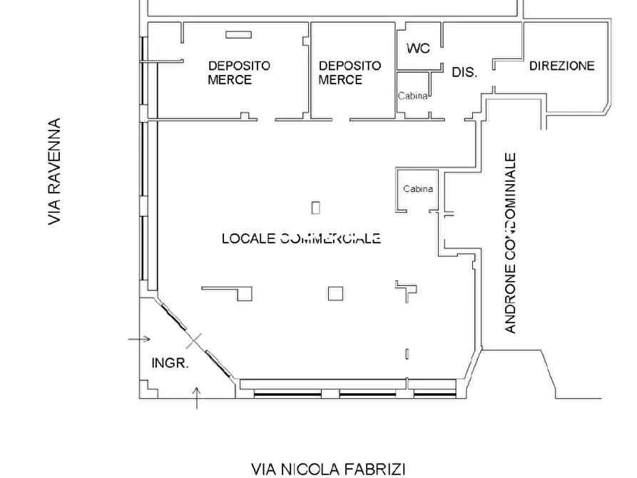 Immagine 5 di Negozio in affitto  in Via Nicola Fabrizi, 103 a Pescara