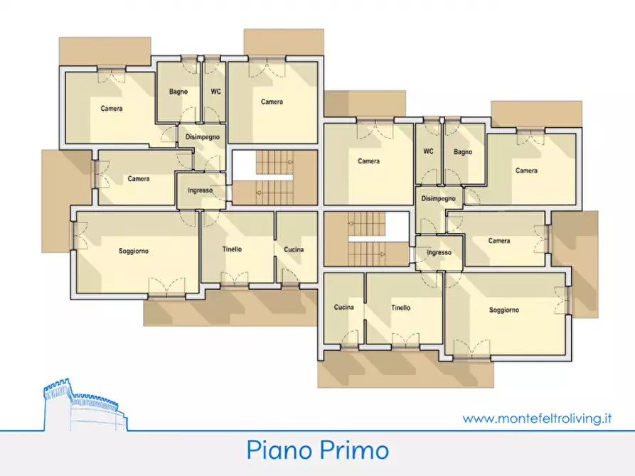 Immagine 41 di Casa bifamiliare in vendita  in Strada Provinciale Fangacci a Urbania