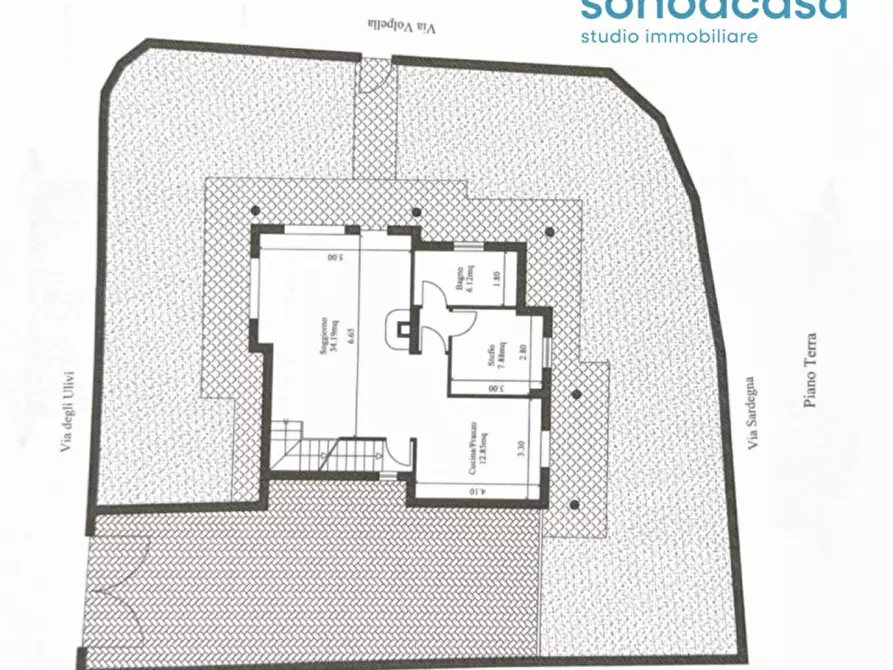 Immagine 2 di Terreno in vendita  in Via Sardegna a San Costanzo