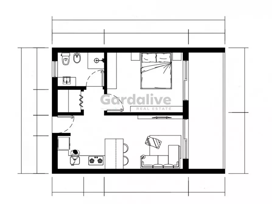 Immagine 23 di Appartamento in vendita  in Via Dante Alighieri a Toscolano-Maderno