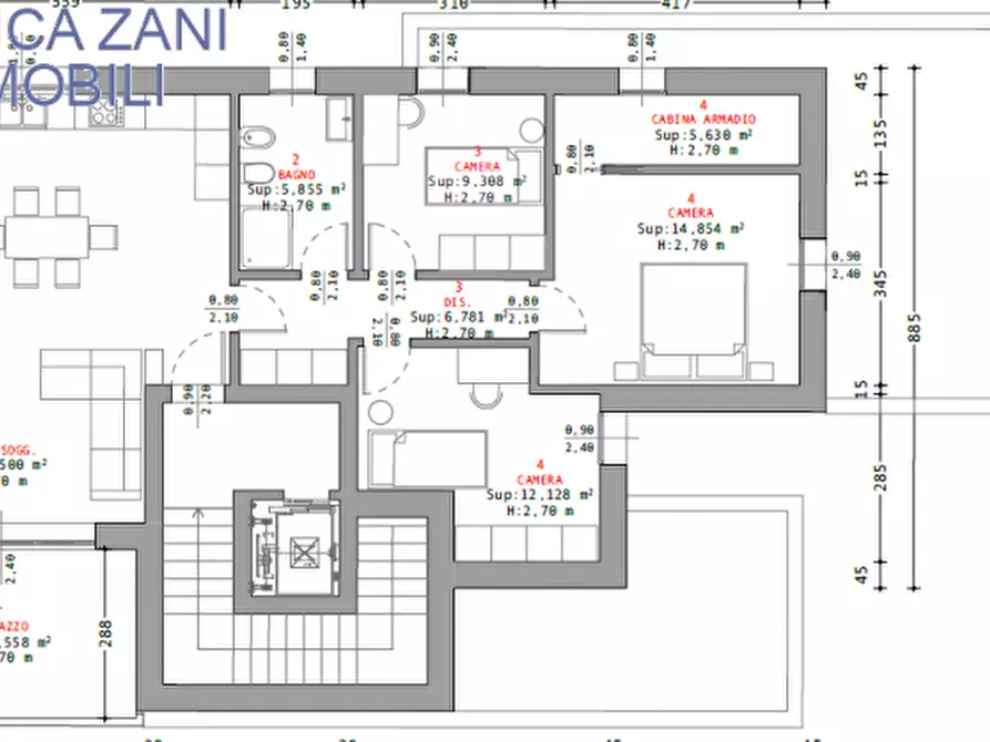 Immagine 5 di Appartamento in vendita  in Via Molinare a Castello Di Godego